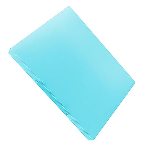 FUNOMOCYA 3 Stück Informationsordner aktenkoffer aktentaschen schule lehrerin the school ordnee Lieferungen Briefgröße A4 Ordner Ringbücher Schulbüro Federmappe multifunktionaler Binder Blue von FUNOMOCYA