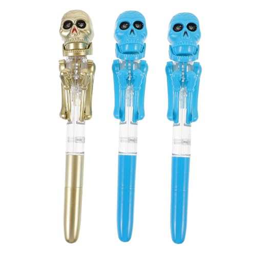 FUNOMOCYA 3 Stück Kürbis -Skelettstift Halloween-Kugelschreiber Halloween -Dekorationen Glühend beängstigend gruselig funky neuartige Kugelschreiber Zufällige Farbe FUNOMOCYA 3 Stück Kürbis -Skelettstift Halloween-Kugelschreiber Halloween -Dekorationen Glühend beängstigend gruselig funky neuartige Kugelschreiber Zufällige Farbe von FUNOMOCYA