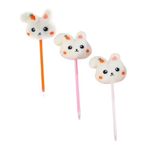 FUNOMOCYA 3 Stück Plüsch Kaninchen Kugelschreiber Kuschelige Schreibstifte für Schüler Weiche Glattes Schreiben Kawaii Büro Schreibwaren Geschenkidee FUNOMOCYA 3 Stück Plüsch Kaninchen Kugelschreiber Kuschelige Schreibstifte für Schüler Weiche Glattes Schreiben Kawaii Büro Schreibwaren Geschenkidee von FUNOMOCYA