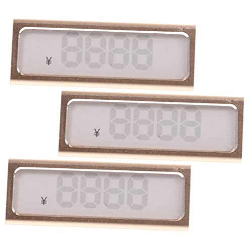 FUNOMOCYA 3 Stück Preisschild-Anzeigetafel Etikett steht Einzelhandel für Preisschildhalter Etikettenhalter Desktop-Preisschild-Lagerregal Etikettenständer aus Legierung Aluminiumlegierung FUNOMOCYA 3 Stück Preisschild-Anzeigetafel Etikett steht Einzelhandel für Preisschildhalter Etikettenhalter Desktop-Preisschild-Lagerregal Etikettenständer aus Legierung Aluminiumlegierung von FUNOMOCYA