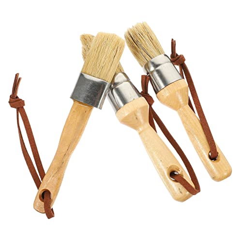 FUNOMOCYA 3 Stück Rundbürste Aus Buche Rostlöser Zum Reinigen Pinsel Große Bürste Kreidefarbe Für Möbel Fleckenpinsel Möbelpinsel Entwirrer Trockner Malpinsel Stift FUNOMOCYA 3 Stück Rundbürste Aus Buche Rostlöser Zum Reinigen Pinsel Große Bürste Kreidefarbe Für Möbel Fleckenpinsel Möbelpinsel Entwirrer Trockner Malpinsel Stift von FUNOMOCYA