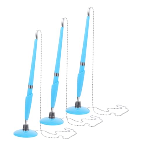 FUNOMOCYA 3 Stück Teiliges Kugelschreiber mit Kette und Festem Ständer Robustes PP Material Glattes Schreiben Vertikales Design für Büro Bank Hotel und Geschäftsschalter FUNOMOCYA 3 Stück Teiliges Kugelschreiber mit Kette und Festem Ständer Robustes PP Material Glattes Schreiben Vertikales Design für Büro Bank Hotel und Geschäftsschalter von FUNOMOCYA