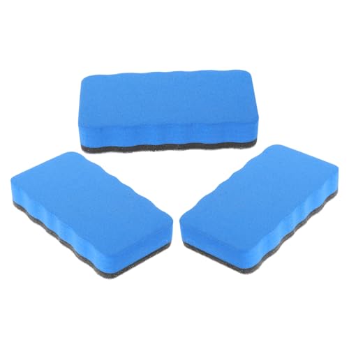 FUNOMOCYA 3 Stück Whiteboard Radiertücher Trockene Tafelwischer Tafel Radiergummis Whiteboard Radiergummi Whiteboard Wischwerkzeug Tafel Büro Whiteboard Tafelreiniger Staubtuch von FUNOMOCYA
