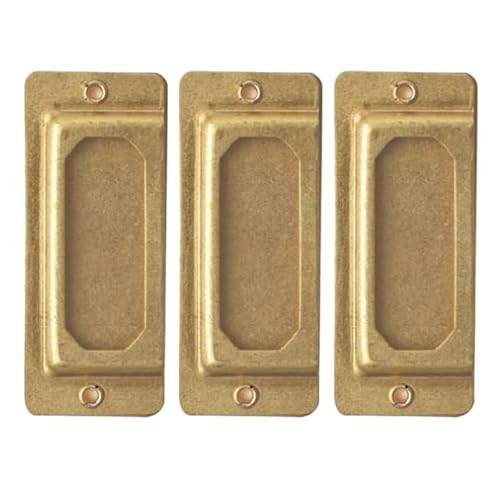 FUNOMOCYA 3 x Vintage-Etikettenhalter aus Messing zum Organisieren von Notizbüchern, Regalen, Aktenboxen und Schubladen, Namensschildhalter für einfachen Etikettenwechsel und stilvolle Dekoration FUNOMOCYA 3 x Vintage-Etikettenhalter aus Messing zum Organisieren von Notizbüchern, Regalen, Aktenboxen und Schubladen, Namensschildhalter für einfachen Etikettenwechsel und stilvolle Dekoration von FUNOMOCYA