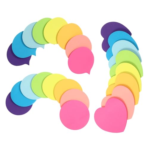 FUNOMOCYA 30 Blatt Grundschüler Sticker Aufkleber Selbstklebende Notizen notizbuch Notizblock für Mädchen Mini-Journal-Notizblock Lustige Notizbilder Memo -Pad Papier von FUNOMOCYA