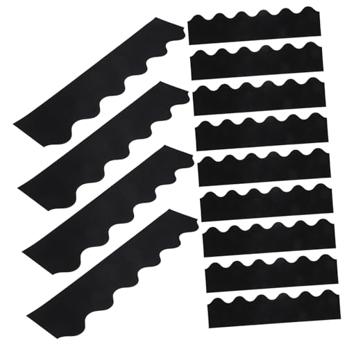 FUNOMOCYA 30 Blatt Schwarze Gewellte Pinnwand Ränder Selbstklebende Dekorfolie Dekorative Border Trim für Tafeln Klassenzimmer Büro DIY Bastelprojekte Partydeko FUNOMOCYA 30 Blatt Schwarze Gewellte Pinnwand Ränder Selbstklebende Dekorfolie Dekorative Border Trim für Tafeln Klassenzimmer Büro DIY Bastelprojekte Partydeko von FUNOMOCYA