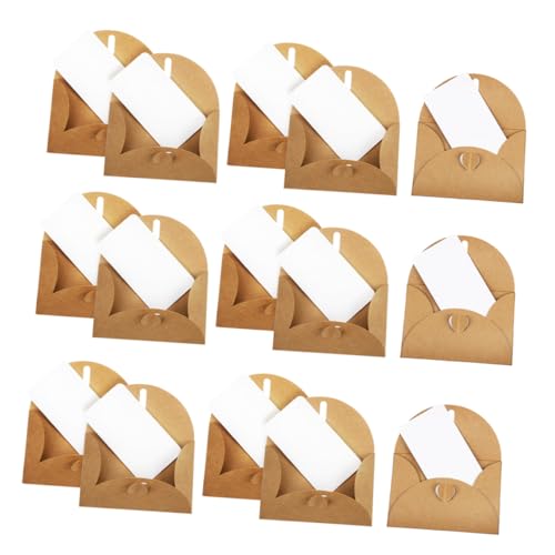 FUNOMOCYA 30 Sätze Mini Briefumschläge aus Kraftpapier mit Herzverschluss und Weißen Blankokarten für DIY Einladungen Hochzeiten Abschlussfeiern und Geburtstagsgrüße FUNOMOCYA 30 Sätze Mini Briefumschläge aus Kraftpapier mit Herzverschluss und Weißen Blankokarten für DIY Einladungen Hochzeiten Abschlussfeiern und Geburtstagsgrüße von FUNOMOCYA