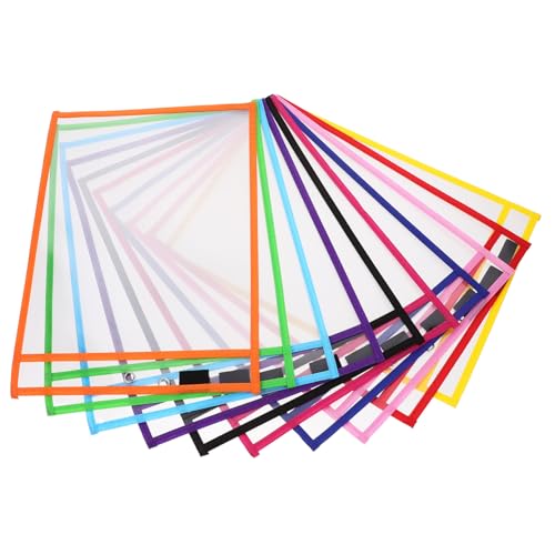 FUNOMOCYA 30 Stück Beschreibbar Trockener Radiergummi Tasche Klare Taschen Für Das Klassenzimmer Büro Klassenzimmer Müssen Haben Trocken Abwischbare Taschen Zufällige Farbe FUNOMOCYA 30 Stück Beschreibbar Trockener Radiergummi Tasche Klare Taschen Für Das Klassenzimmer Büro Klassenzimmer Müssen Haben Trocken Abwischbare Taschen Zufällige Farbe von FUNOMOCYA
