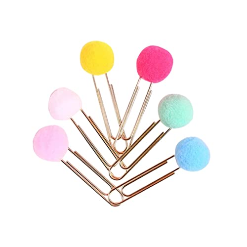 FUNOMOCYA 30 Stück Kawaii Plüschball Büroklammern Lesezeichen und Memo Clips für Schule und Büro Süße Pompon Papierklammern im Mixed zur Organisation von Notizen und Fotos FUNOMOCYA 30 Stück Kawaii Plüschball Büroklammern Lesezeichen und Memo Clips für Schule und Büro Süße Pompon Papierklammern im Mixed zur Organisation von Notizen und Fotos von FUNOMOCYA