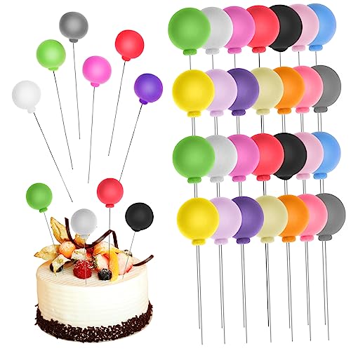 FUNOMOCYA 30 Stück Teiliges Bunte Schaumstoffkugeln Mini Cupcake Topper für Geburtstag Hochzeit Torten Dekoration Vielseitig Einsetzbar für Party Shower Fest FUNOMOCYA 30 Stück Teiliges Bunte Schaumstoffkugeln Mini Cupcake Topper für Geburtstag Hochzeit Torten Dekoration Vielseitig Einsetzbar für Party Shower Fest von FUNOMOCYA