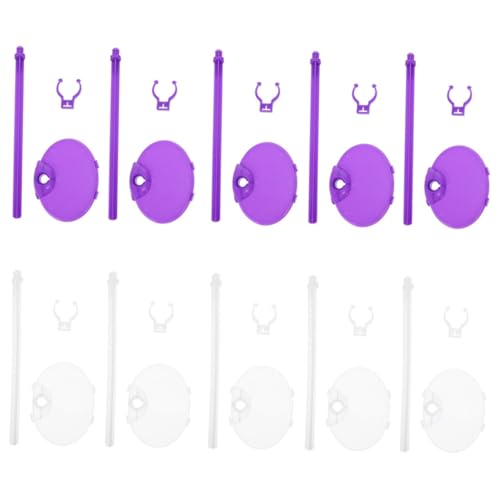 FUNOMOCYA 30 Stück Teiliges Puppenständer Kunststoff mit Clip Transparente und Violette Doll Support Halterung Stabile Displayhalter für Puppen Actionfiguren und Modelle zum Ausstellen und FUNOMOCYA 30 Stück Teiliges Puppenständer Kunststoff mit Clip Transparente und Violette Doll Support Halterung Stabile Displayhalter für Puppen Actionfiguren und Modelle zum Ausstellen und von FUNOMOCYA