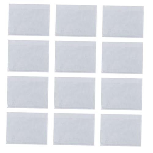 FUNOMOCYA 30 Stück Teiliges Selbstklebender Kartenhüllen Transparente Etikettenhalter zum Organisieren und Schützen von Karteikarten Aufbewahrung für Büro Schule Lager und Zuhause von FUNOMOCYA