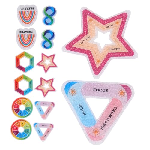 FUNOMOCYA 30 Stück Texturierte Beruhigungsaufkleber für DIY Farbige Stressabbau Aufkleber für Menschen mit Unruhe Sensory Sticker für Schreibtisch und Bastelprojekte FUNOMOCYA 30 Stück Texturierte Beruhigungsaufkleber für DIY Farbige Stressabbau Aufkleber für Menschen mit Unruhe Sensory Sticker für Schreibtisch und Bastelprojekte von FUNOMOCYA