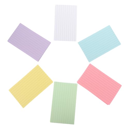 FUNOMOCYA 300 Blatt Farbige Karteikarten mehrfarbig Überarbeitung der Notizkarten Pastell Mini-Karteikarten FlashCard kleine Notizkarten tragbare Notizkarten Wortkarten Farbkarten Papier FUNOMOCYA 300 Blatt Farbige Karteikarten mehrfarbig Überarbeitung der Notizkarten Pastell Mini-Karteikarten FlashCard kleine Notizkarten tragbare Notizkarten Wortkarten Farbkarten Papier von FUNOMOCYA