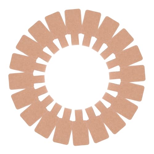 FUNOMOCYA 300 Stück Blanko Schmucketiketten aus Kraftpapier Selbstklebend Kleine Schmuckaufkleber Vielseitig für Halsketten Ohrringe FUNOMOCYA 300 Stück Blanko Schmucketiketten aus Kraftpapier Selbstklebend Kleine Schmuckaufkleber Vielseitig für Halsketten Ohrringe von FUNOMOCYA