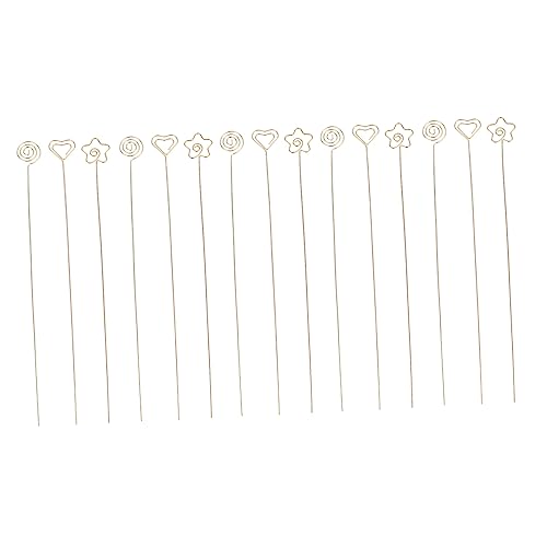FUNOMOCYA 30St Notizordner Herz Platzhalter Blumenstrauß-Memokartenhalter hochzeitsdeko hochzeits Dekoration Blumenstraußverpackungskartenhalter Clips für Blumenkarten Stahldraht Golden FUNOMOCYA 30St Notizordner Herz Platzhalter Blumenstrauß-Memokartenhalter hochzeitsdeko hochzeits Dekoration Blumenstraußverpackungskartenhalter Clips für Blumenkarten Stahldraht Golden von FUNOMOCYA