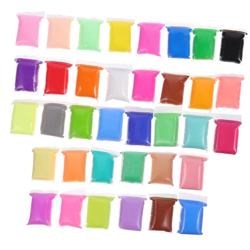 FUNOMOCYA 36 Packungen Teiliges Ultraleichtes Modelliermasse für Farben Lufttrocknend Formbare Flexible Bastelmasse für DIY Clay Skulpturen Kreatives Bastelzubehör für Mädchen und Jungen von FUNOMOCYA