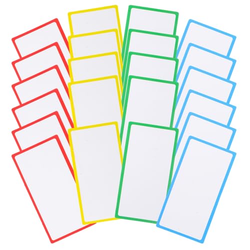 FUNOMOCYA 36 Stück Magnetische Namensschilder Wiederverwendbare Beschreibbare Etiketten mit Farbigen Rändern Blau Rot Grün Gelb für Kühlschrank und Klassenzimmer Trockene Radierfunktion FUNOMOCYA 36 Stück Magnetische Namensschilder Wiederverwendbare Beschreibbare Etiketten mit Farbigen Rändern Blau Rot Grün Gelb für Kühlschrank und Klassenzimmer Trockene Radierfunktion von FUNOMOCYA