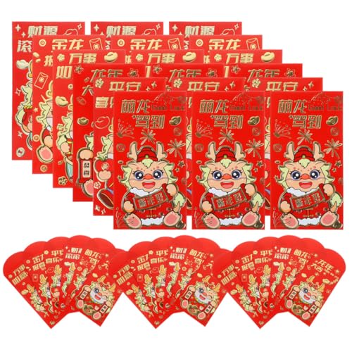 FUNOMOCYA 36 Stück Papier Drachendekor Tierkreis Neujahrsdekoration chinese new year chinesisch neujahr hochstihl celebrations briefumschläge chinesischer roter umschlag rote Taschen FUNOMOCYA 36 Stück Papier Drachendekor Tierkreis Neujahrsdekoration chinese new year chinesisch neujahr hochstihl celebrations briefumschläge chinesischer roter umschlag rote Taschen von FUNOMOCYA
