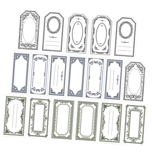 FUNOMOCYA 3Sätze Retro Hand Hintergrundpapiere Vintage DIY Papierdekor für Scrapbooking Journaling und Bastelprojekte für und Kartenherstellung von FUNOMOCYA