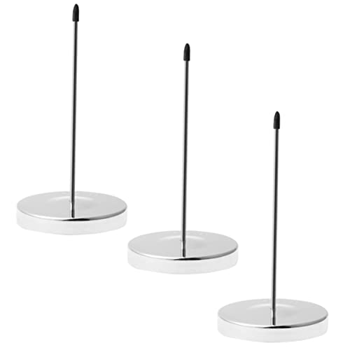 FUNOMOCYA 3Stücke Zettelhalter mit Spike Design für Restaurant und Büro Quittungshalter für Rechnungen Notizen und Bons für Küche und Tagungsräume von FUNOMOCYA