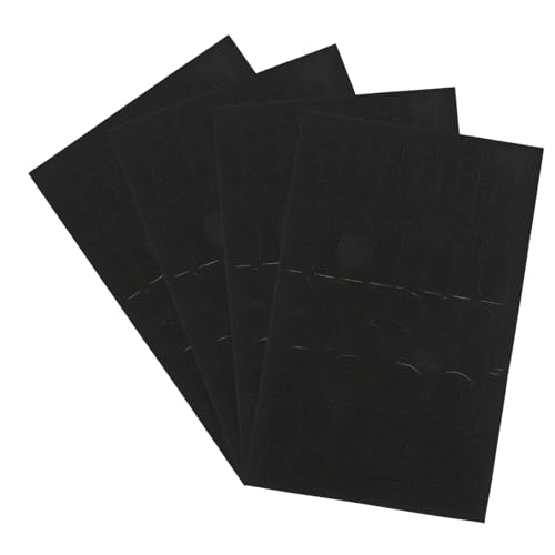 FUNOMOCYA 4 Blätter Wasserdichte Schattierungsaufkleber Led Jalousie Lichtundurchlässiger Aufkleber Router-schattierungsaufkleber Aufkleber Mit Hellen Schattierungen Dimmaufkleber Eva Black von FUNOMOCYA