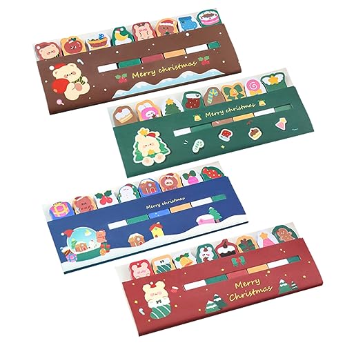 FUNOMOCYA 4 Notizbuch Lesezeichen Lesezeichen Weihnachten Markierungen Für Seite Klebrige Registerkarten Anmerkung Student Klebrige Seitenmarkierungsregisterkarten Buchseite Colorful Papier FUNOMOCYA 4 Notizbuch Lesezeichen Lesezeichen Weihnachten Markierungen Für Seite Klebrige Registerkarten Anmerkung Student Klebrige Seitenmarkierungsregisterkarten Buchseite Colorful Papier von FUNOMOCYA