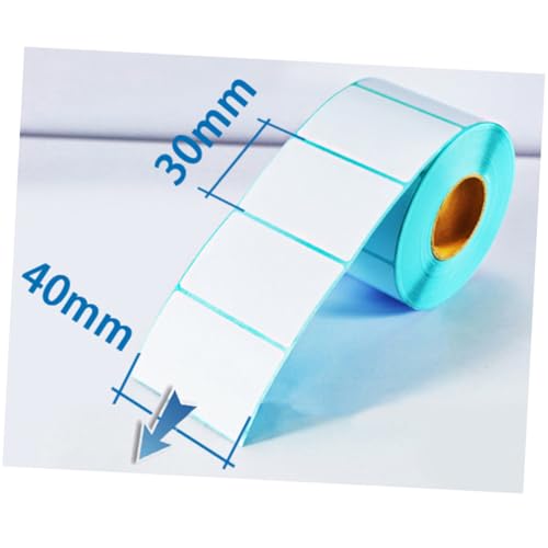 FUNOMOCYA 4 Rollen Selbstklebende Thermoetiketten Weißes Etikettenpapier für Barcode druck Versandadressaufkleber Büro und Shop Organisation Sticker Labels FUNOMOCYA 4 Rollen Selbstklebende Thermoetiketten Weißes Etikettenpapier für Barcode druck Versandadressaufkleber Büro und Shop Organisation Sticker Labels von FUNOMOCYA
