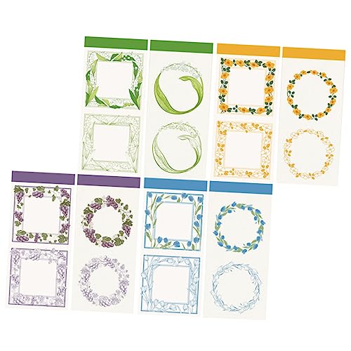 FUNOMOCYA 4 Sätze Vintage Scrapbook Teiliges Dekoratives Bastelpapier mit Blumenmustern für Scrapbooking Journaling Diy Karten und Geschenkpäckchen Handbemalt FUNOMOCYA 4 Sätze Vintage Scrapbook Teiliges Dekoratives Bastelpapier mit Blumenmustern für Scrapbooking Journaling Diy Karten und Geschenkpäckchen Handbemalt von FUNOMOCYA