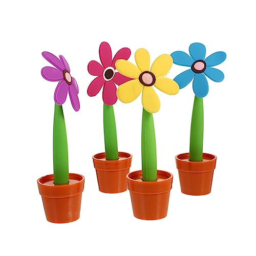FUNOMOCYA 4 Stück Kugelschreiber Blumentopf Sonnenblume mit Schwarzer Kreative Schreibstifte für Schule Büro Zuhause Glattes Schreiben Buntes Farbsortiment Gelb Rosé Blau FUNOMOCYA 4 Stück Kugelschreiber Blumentopf Sonnenblume mit Schwarzer Kreative Schreibstifte für Schule Büro Zuhause Glattes Schreiben Buntes Farbsortiment Gelb Rosé Blau von FUNOMOCYA