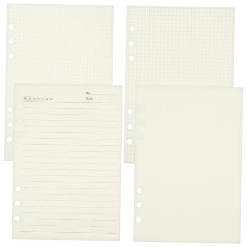 FUNOMOCYA 4 Stück Nachfüllpapier Liniertes Ringbuch Papier Nachfüllbar Lose Dickes Papier Doppelseitig Schreibbar Für Ringordner Planer Organizer FUNOMOCYA 4 Stück Nachfüllpapier Liniertes Ringbuch Papier Nachfüllbar Lose Dickes Papier Doppelseitig Schreibbar Für Ringordner Planer Organizer von FUNOMOCYA