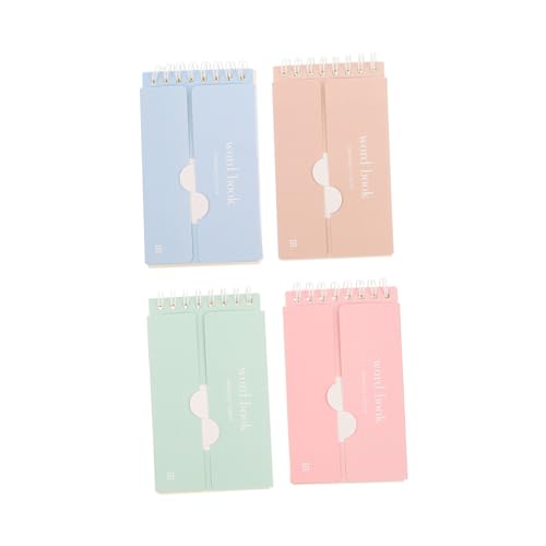 FUNOMOCYA 4 Stück Teiliges Bunte Blanko Vokabelkarten mit Spiralbindung Tragbare Notizblöcke aus Hochwertigem Praktische Taschennotizbücher für Lernen Notizen DIY und Outdoor einsatz FUNOMOCYA 4 Stück Teiliges Bunte Blanko Vokabelkarten mit Spiralbindung Tragbare Notizblöcke aus Hochwertigem Praktische Taschennotizbücher für Lernen Notizen DIY und Outdoor einsatz von FUNOMOCYA