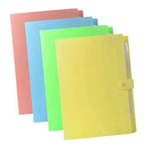 FUNOMOCYA 4 Stück Teiliges Fächermappe Mehrschichtiger Großer Fassungsvermögen Ordner Wasserabweisender Dokumenten Organizer Farbiges Multi Lagen Ablagesystem für Schule und Büro FUNOMOCYA 4 Stück Teiliges Fächermappe Mehrschichtiger Großer Fassungsvermögen Ordner Wasserabweisender Dokumenten Organizer Farbiges Multi Lagen Ablagesystem für Schule und Büro von FUNOMOCYA