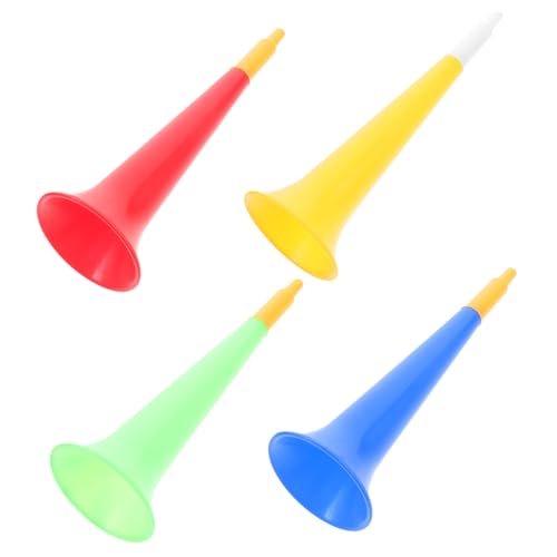 FUNOMOCYA 4 Stück Teiliges Fußball Tröten Bunte Sportlärm Horn für Laute Vuvuzela für Sportveranstaltungen Party Anfeuerungsgerät Vielseitig Einsetzbar für Spiele und Feiern FUNOMOCYA 4 Stück Teiliges Fußball Tröten Bunte Sportlärm Horn für Laute Vuvuzela für Sportveranstaltungen Party Anfeuerungsgerät Vielseitig Einsetzbar für Spiele und Feiern von FUNOMOCYA