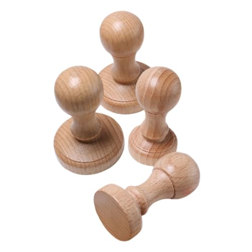 FUNOMOCYA 4 Stück Teiliges Holzstempelgriff Ergonomische Diy Stempelhalter aus Stabilem Holz Kompatibel mit Verschiedenen Stempeln Einfache Montage für Lehrer und Bastelprojekte FUNOMOCYA 4 Stück Teiliges Holzstempelgriff Ergonomische Diy Stempelhalter aus Stabilem Holz Kompatibel mit Verschiedenen Stempeln Einfache Montage für Lehrer und Bastelprojekte von FUNOMOCYA