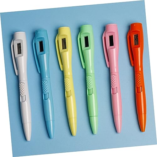FUNOMOCYA 4 Stück Teiliges Multifunktions Kugelschreiber mit LCD Uhr Glattes Schreiben Leichter Kunststoff für Schüler und Büro Bunte Kugelschreiber Tragbar und Zufällige FUNOMOCYA 4 Stück Teiliges Multifunktions Kugelschreiber mit LCD Uhr Glattes Schreiben Leichter Kunststoff für Schüler und Büro Bunte Kugelschreiber Tragbar und Zufällige von FUNOMOCYA