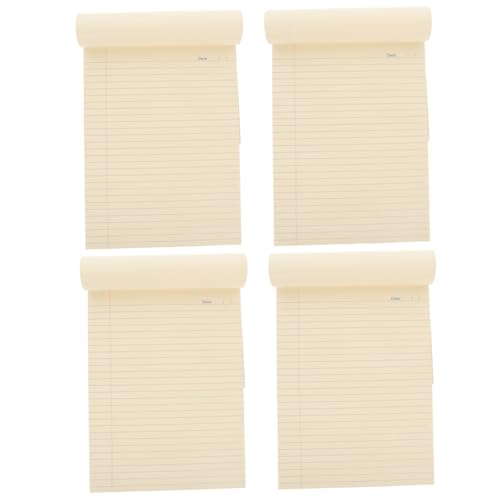 FUNOMOCYA 4 Stück Teiliges Notizblock Liniert mit Abreißbaren Blättern Praktisches Schreibblock Tragbares Memo Pad für Büro Schule und Studium nicht Klebend Dickes Papier Vielseitig FUNOMOCYA 4 Stück Teiliges Notizblock Liniert mit Abreißbaren Blättern Praktisches Schreibblock Tragbares Memo Pad für Büro Schule und Studium nicht Klebend Dickes Papier Vielseitig von FUNOMOCYA