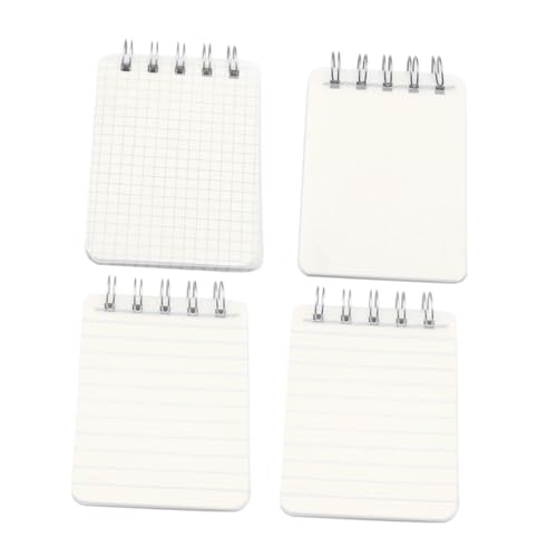 FUNOMOCYA 4 Stück Teiliges Notizblöcke mit Spiralbindung Kleine Linierte Blanko und Kariert Schreibblöcke Kompakte und Tragbare Memo Pads für Schule Büro und Organisation FUNOMOCYA 4 Stück Teiliges Notizblöcke mit Spiralbindung Kleine Linierte Blanko und Kariert Schreibblöcke Kompakte und Tragbare Memo Pads für Schule Büro und Organisation von FUNOMOCYA