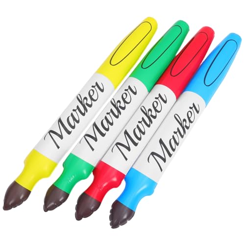 FUNOMOCYA 4 Stück Teiliges PVC Aufblasbares Marker-set in Leuchtenden Farben Übergroßes Riesen-kreide-design Sichere Kinderfreundliche Deko für Schule Geburtstag Party Kreative FUNOMOCYA 4 Stück Teiliges PVC Aufblasbares Marker-set in Leuchtenden Farben Übergroßes Riesen-kreide-design Sichere Kinderfreundliche Deko für Schule Geburtstag Party Kreative von FUNOMOCYA