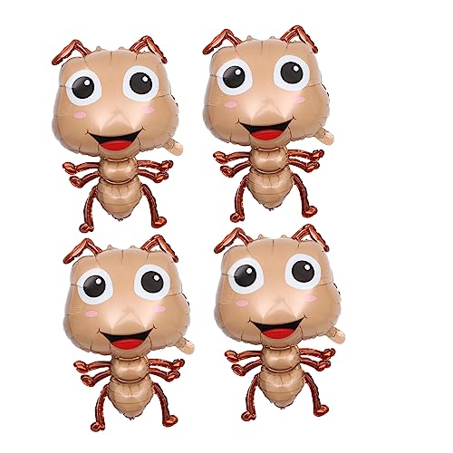 FUNOMOCYA 4 Stück Tier Folienballons Süße Cartoon Insekten Ballons für Kindergeburtstage Partys und Deko für Fotos und Bühnenverschönerung FUNOMOCYA 4 Stück Tier Folienballons Süße Cartoon Insekten Ballons für Kindergeburtstage Partys und Deko für Fotos und Bühnenverschönerung von FUNOMOCYA