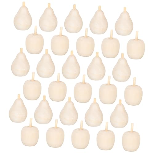 FUNOMOCYA 40 Stück Diy Holz Früchte Bastelset für Unbehandelte Holzfiguren zum Kreative Holzornamente für Heimdekoration und für Bastelprojekte FUNOMOCYA 40 Stück Diy Holz Früchte Bastelset für Unbehandelte Holzfiguren zum Kreative Holzornamente für Heimdekoration und für Bastelprojekte von FUNOMOCYA
