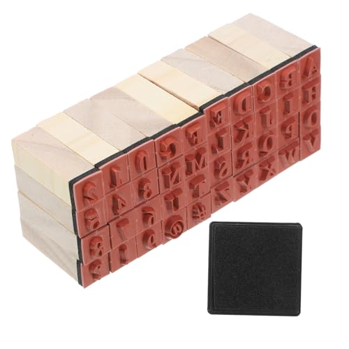 FUNOMOCYA 40 Stück Holzsiegel Scrapbooking Zubehör Kartenherstellungsstempel Alphabet Stempel Scrapbook Stempel Stempelblöcke Zum Basteln Gepunktetes Tagebuch Scrapbooking FUNOMOCYA 40 Stück Holzsiegel Scrapbooking Zubehör Kartenherstellungsstempel Alphabet Stempel Scrapbook Stempel Stempelblöcke Zum Basteln Gepunktetes Tagebuch Scrapbooking von FUNOMOCYA