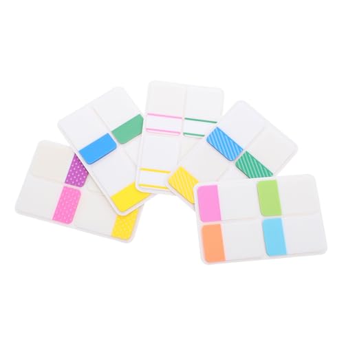 FUNOMOCYA 400 Stück Teiliges Index-tab Wasserfestem Pet-material Transparente Haftstreifen Farbcodierte Seitenmarker für Ordner Notizbücher Akten für Büro Schulorganisation FUNOMOCYA 400 Stück Teiliges Index-tab Wasserfestem Pet-material Transparente Haftstreifen Farbcodierte Seitenmarker für Ordner Notizbücher Akten für Büro Schulorganisation von FUNOMOCYA
