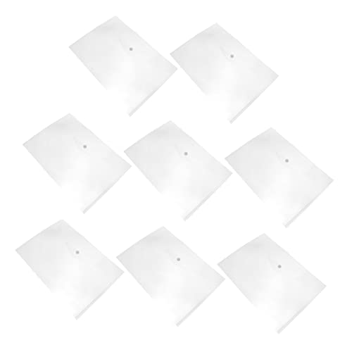 FUNOMOCYA 40Stücke Dokumententaschen Transparente Kunststoff Organizer mit Druckknopfverschluss für Büro und Schule Wiederverwendbar Leicht und Langlebig von FUNOMOCYA