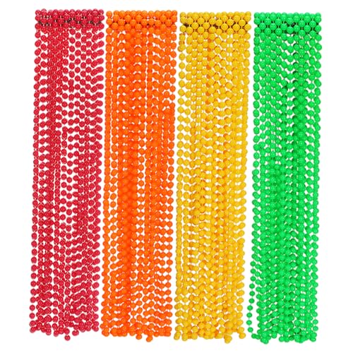 FUNOMOCYA 48 . Teiliges Neonperlen Halsketten Fluoreszierende Kunststoff Party Accessoires in Retro Style Vielseitige Bunte Halsketten für Karneval Geburtstag Halloween Weihnachten und FUNOMOCYA 48 . Teiliges Neonperlen Halsketten Fluoreszierende Kunststoff Party Accessoires in Retro Style Vielseitige Bunte Halsketten für Karneval Geburtstag Halloween Weihnachten und von FUNOMOCYA