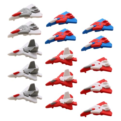 FUNOMOCYA 48 Stück Mini Radiergummis Flugzeugform Lustige und Kreative Radierer für Schüler Lernen für Schulgeschenke um Schreibfehler Mühelos zu Beseitigen von FUNOMOCYA