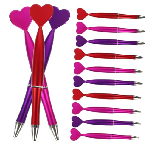 FUNOMOCYA 48 Stück Teiliges Ergonomischer Kugelschreiber Herzform Tragbar Rutschfest mit Schwarzer Mine Bunte Farben Rot für Schule Büro Valentinstag Partygeschenk FUNOMOCYA 48 Stück Teiliges Ergonomischer Kugelschreiber Herzform Tragbar Rutschfest mit Schwarzer Mine Bunte Farben Rot für Schule Büro Valentinstag Partygeschenk von FUNOMOCYA
