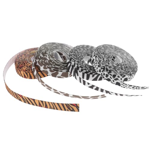 FUNOMOCYA 4Rollen Geschenkband mit Süßen Tiermustern Tiger Giraffe Zebra und Kuh für DIY Projekte und Besondere Anlässe Wie Geburtstags und Weihnachtsdekorationen FUNOMOCYA 4Rollen Geschenkband mit Süßen Tiermustern Tiger Giraffe Zebra und Kuh für DIY Projekte und Besondere Anlässe Wie Geburtstags und Weihnachtsdekorationen von FUNOMOCYA