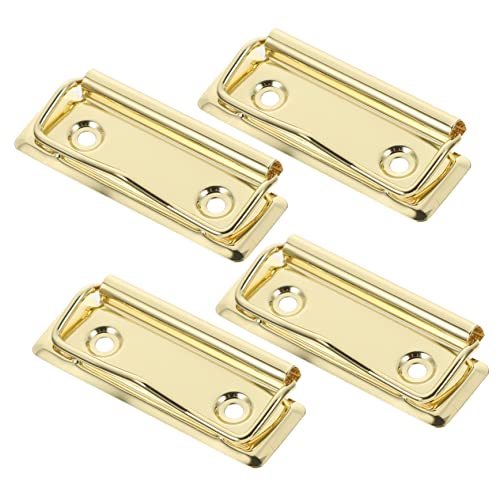 FUNOMOCYA 4Stücke Metall Binderclips für Büro und Schule Robuste Klemmbrett Clips in Gold für Dokumente Rechnungen und Kreative Anwendungen für Organisation und Präsentation FUNOMOCYA 4Stücke Metall Binderclips für Büro und Schule Robuste Klemmbrett Clips in Gold für Dokumente Rechnungen und Kreative Anwendungen für Organisation und Präsentation von FUNOMOCYA