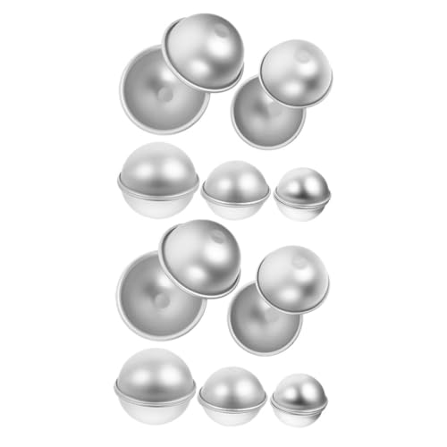 FUNOMOCYA 5 Paare Backform Kuchenform aus Aluminium runder Kuchen runden klein Backen Form zur Seifenherstellung handwerkliche Herstellung von Formen Aluminiumlegierung von FUNOMOCYA